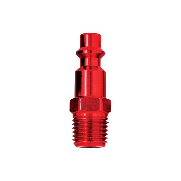 Pinpoint 0.25 in. Male Tru-Flate Tru-Match Aluminum I & M Style Plug, 10PK PI1679349 - main